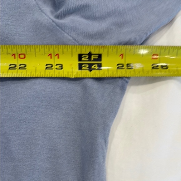 James Perse Blue Long Sleeve Tee Classic Crew - Picture 3 of 5